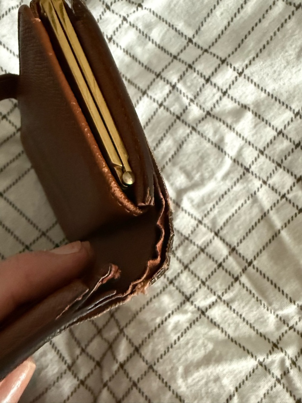 Louis Vuitton Brown Monogram Canvas Snap Wallet - Picture 6 of 9